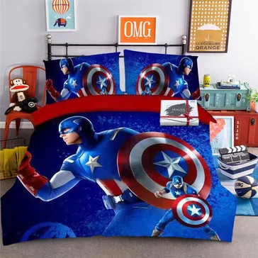 Комплект постільної білизни дитячий Американська надлюдина<article>MALVA