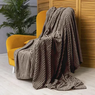 Плед бамбуковий «крокодил» - шоколадний<article>MALVA