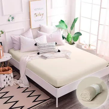 Простирадло на резинці - молочне<article>MALVA