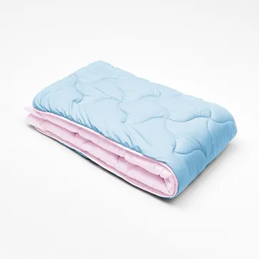 Ковдра мікрофібра дует небесний/роза<article>MALVA