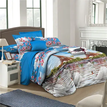 Комплект постільної білизни полікотон Нінель<article>MALVA