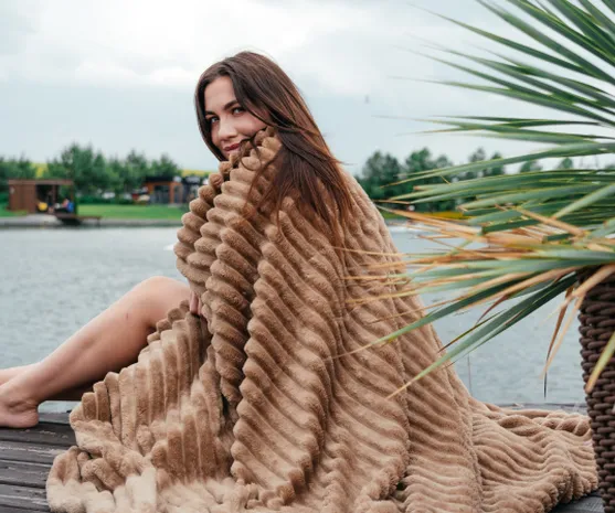 махровий халат жіночий довгий