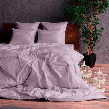 Комплект постільної білизни страйп-сатин Помероле<article>MALVA