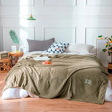 Плед бамбуковий - сіро-коричневий<article>MALVA