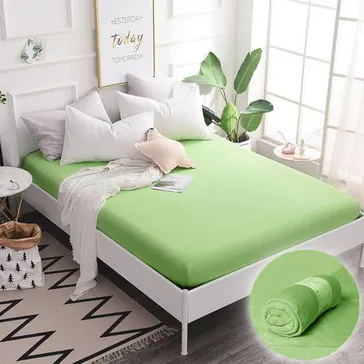 Простирадло на резинці - салатова<article>MALVA