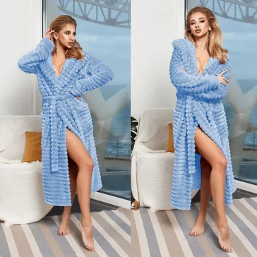 Жіночий халат 'еліт' - блакитний<article>MALVA