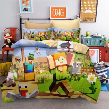 Комплект постільної білизни дитячий Кубічний всесвіт<article>MALVA