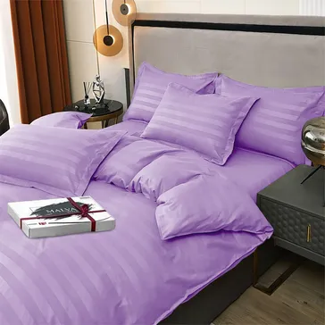 Комплект постільної білизни італійський сатин Бузок<article>MALVA