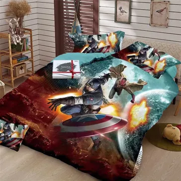 Комплект постільної білизни дитячий Супергеройські пригоди<article>MALVA