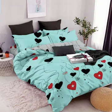 Комплект постільної білизни бязь gold Індіра<article>MALVA