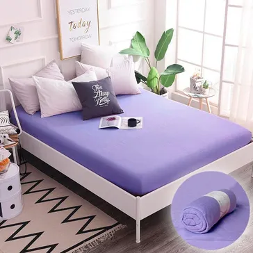 Простирадло на резинці - фіолетове<article>MALVA