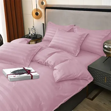 Комплект постільної білизни італійський сатин Бурштиніт<article>MALVA