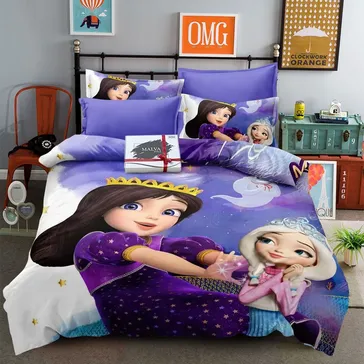 Комплект постільної білизни дитячий Королівські подружки<article>MALVA