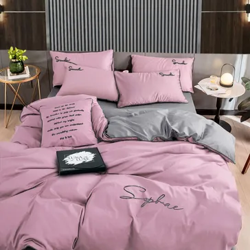 Комплект постільної білизни креп-сатин Безе<article>MALVA