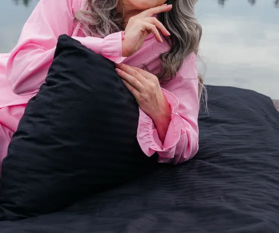 чорна постіль бязь голд