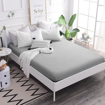 Простирадло на резинці - сіре<article>MALVA