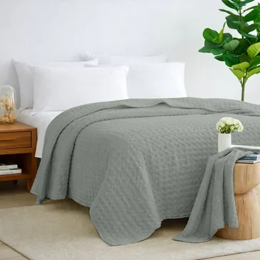 Вафельне покривало «контемп» - сірий<article>MALVA