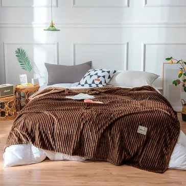 Плед бамбуковий - темно-коричневий<article>MALVA