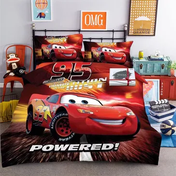 Комплект постільної білизни дитячий Невгамовні машинки<article>MALVA