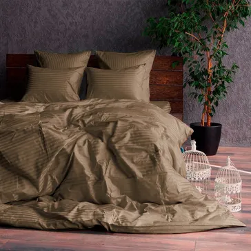 Комплект постільної білизни страйп-сатин Луарі<article>MALVA