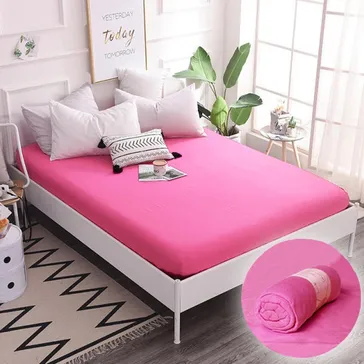 Простирадло на резинці - малинове<article>MALVA